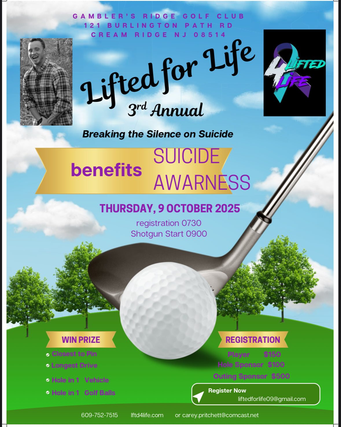 3rd Annual Golf Outing *SINGLE GOLFER*