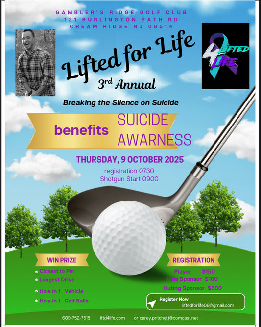 3rd Annual Golf Outing *FOURSOME*